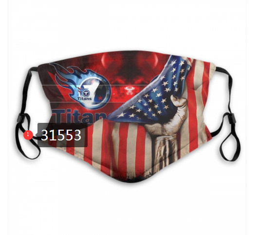 NFL 2020 Tennessee Titans #33 Dust mask with filter->nfl dust mask->Sports Accessory